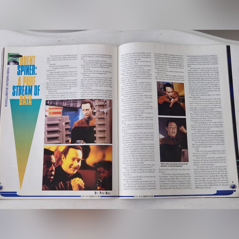 Vintage Star Trek Communicator Magazine #163 USS Enterprise Cover July/Aug 1995 - Picture 6 of 10